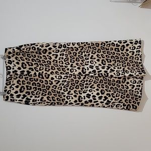 Leopard Wide Leg Trouser